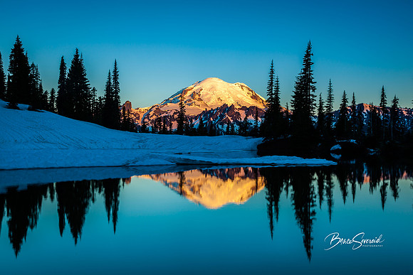 Morning Light on Mt Rainier