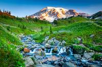 Edith Creek and Mt Rainier