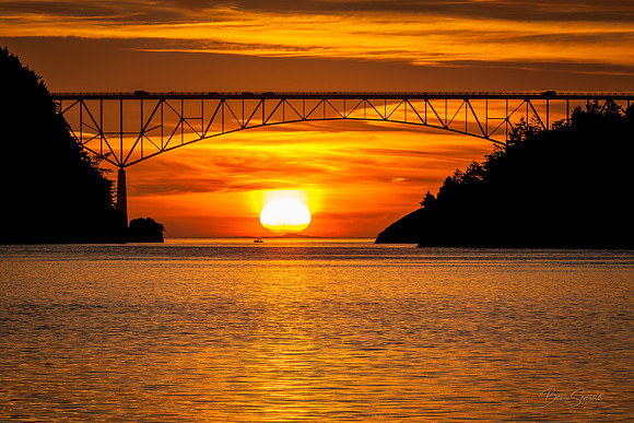 Evening at Deception Pass (3:2)